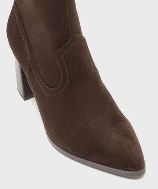 Boots à talon western femme vue6 - FOLLOW ME - GEMO