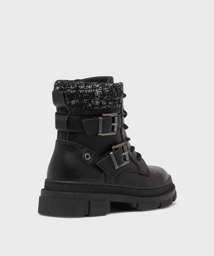 Bottines biker avec semelle crantée fille - Lovely Wings vue4 - LOVELY WINGS - GEMO