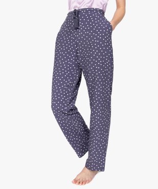 Pantalon de pyjama femme à motifs fleuris vue1 - Nikesneakers(HOMWR FEM) - Nikesneakers