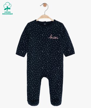 Pyjama bébé fille avec motif cœurs vue1 - GEMO C4G BEBE - GEMO