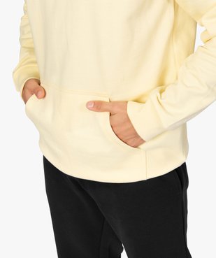Sweat homme à capuche avec poche kangourou vue2 - GEMO (HOMME) - GEMO