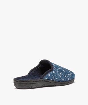 Chaussons femme mules confort avec décor brillant vue4 - GEMO(HOMWR FEM) - GEMO