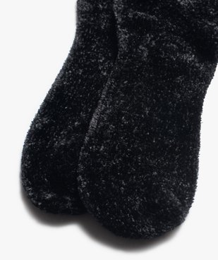 Chaussettes en maille chenille douce et épaisse femme vue2 - GEMO 4G FEMME - GEMO