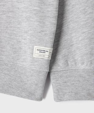 Sweat ample intérieur bouclette garçon vue3 - GEMO (ENFANT) - GEMO