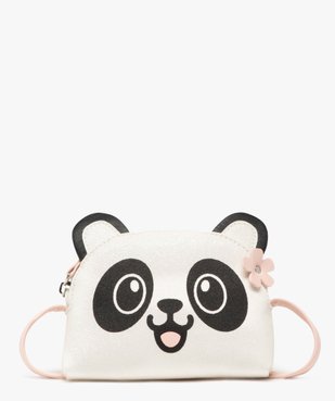 Sac bandoulière tête de panda à paillettes fille vue1 - GEMO (ENFANT) - GEMO