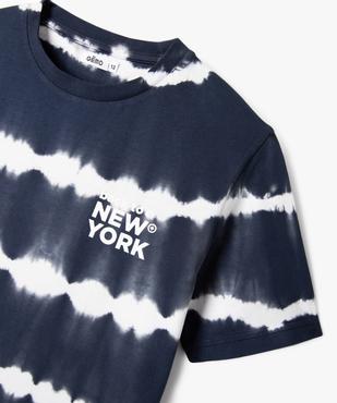 Tee-shirt graphique manches courtes garçon vue2 - GEMO 4G GARCON - GEMO