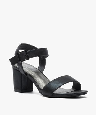 Sandales femme à talon et larges brides vue2 - VALENTINA BALDA - GEMO