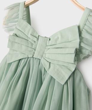 Robe sans manches en tulle bébé fille vue3 - GEMO(BEBE DEBT) - GEMO