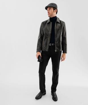 Pull à col roulé en maille fine homme vue8 - GEMO 4G HOMME - GEMO
