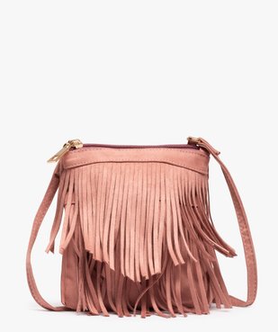Sac fille à franges toucher velours vue1 - GEMO (ENFANT) - GEMO