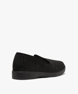 Pantoufles homme style charentaises dessus maille piquée vue4 - GEMO C4G HOMME - GEMO