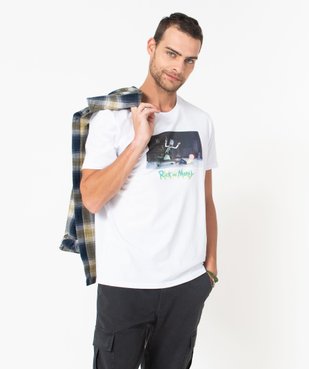 Tee-shirt manches courtes à motif homme - Rick & Morty vue1 - RICK ET MORTY - GEMO