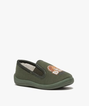 Chaussons garçon en jersey imprimé Dino Team vue2 - Nikesneakers C4G GARCON - Nikesneakers