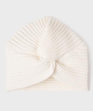 Bonnet avec effet noué sur l’avant bébé fille vue1 - GEMO(BB COUCHE) - GEMO