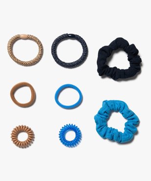 Assortiment d'élastiques et chouchous à cheveux (lot de 8) vue1 - GEMO (ACCESS) - GEMO