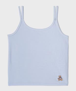 Débardeur à doubles bretelles fille - LuluCastagnette X Alizée vue2 - LULU CASTAGNETTE G4G D - GEMO