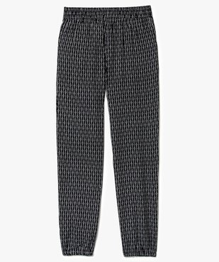 Pantalon fluide façon sarouel imprimé vue2 - GEMO (JUNIOR) - GEMO