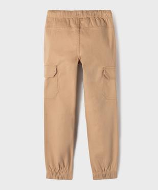 Pantalon cargo coupe regular garçon vue3 - GEMO (ENFANT) - GEMO