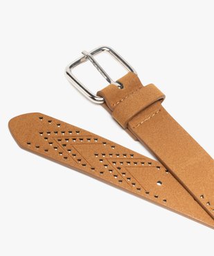 Ceinture femme ajourée avec boucle métal vue2 - GEMO (ACCESS) - GEMO