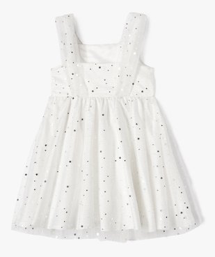 Robe de cérémonie en tulle à paillettes fille vue3 - GEMO (ENFANT) - GEMO