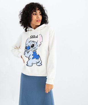 Sweat à capuche imprimé femme - Stitch vue3 - LILO & STITCH - GEMO