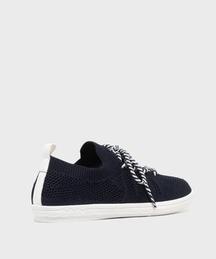 Tennis en toile tricotée femme - Terre de marins vue4 - TERRE DE MARINS - GEMO