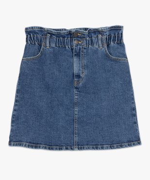 Jupe femme en jean avec taille froncée vue4 - GEMO(FEMME PAP) - GEMO