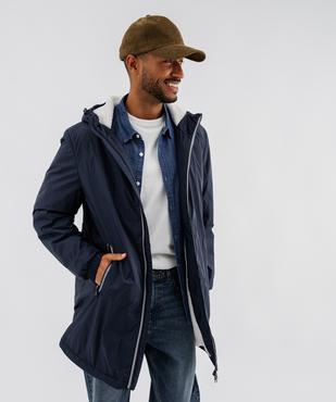 Imperméable à capuche et doublure chaude homme vue2 - GEMO (HOMME) - GEMO