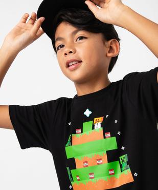 Tee-shirt Minecraft imprimé garçon vue5 - MINECRAFT - GEMO