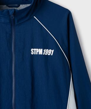 Sweat zippé à col montant et manches raglan garçon vue2 - GEMO (JUNIOR) - GEMO