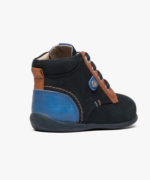 Chaussures bébé garçon semi-montantes dessus cuir - Absorba vue4 - ABSORBA - GEMO