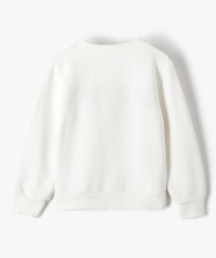 Sweat fille en molletonn épais à pompons et paillettes vue4 - GEMO (ENFANT) - GEMO