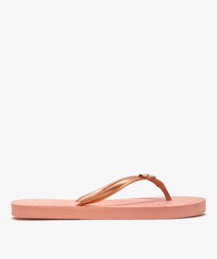 Tongs femme avec nœud décoratif sur la bride vue2 - Nikesneakers (PLAGE) - Nikesneakers