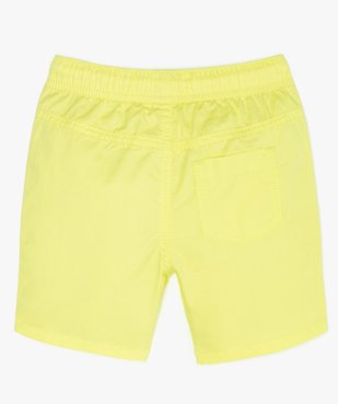 Bermuda bébé garçon en toile unie vue3 - GEMO(BEBE DEBT) - GEMO