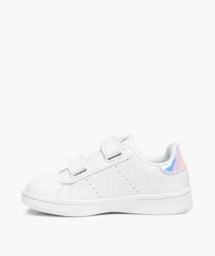Baskets fille à détails irisés et fermeture scratch - Slazenger vue3 - SLAZENGER - GEMO