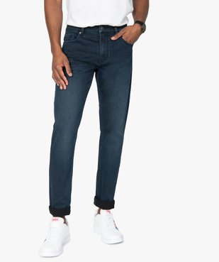 Jean homme coupe straight vue1 - GEMO (HOMME) - GEMO