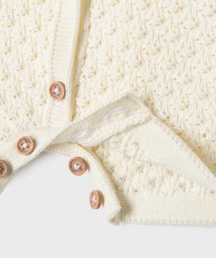 Combishort en coton façon crochet bébé fille - LuluCastagnette vue4 - LULUCASTAGNETTE - GEMO