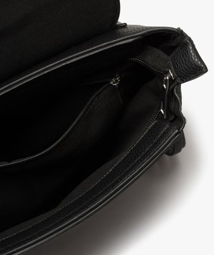 Sac à dos femme avec détails zippés vue3 - GEMO (ACCESS) - GEMO