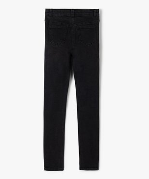 Jean fille coupe ultra skinny taille haute vue3 - GEMO 4G FILLE - GEMO