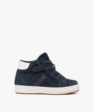 Baskets montantes en cuir petit garçon vue1 - BUGGY GEMO FOR GOOD - GEMO