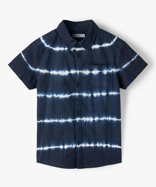 Chemise garçon à manches courtes tie-and-dye vue1 - GEMO (ENFANT) - GEMO