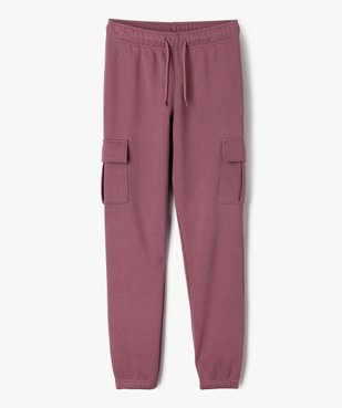 Pantalon de jogging coupe cargo garçon vue2 - GEMO (JUNIOR) - GEMO