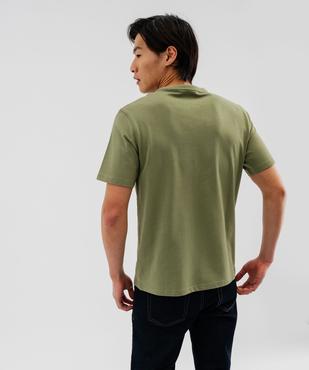 Tee-shirt manches courtes et col rond homme vue3 - GEMO (HOMME) - GEMO