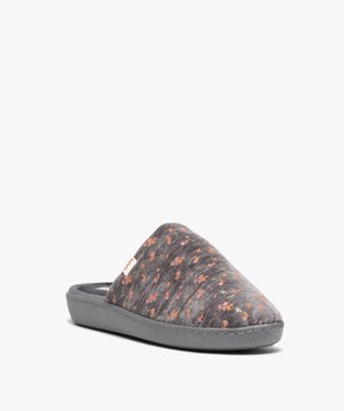 Chaussons femme mule confort à motifs - Dim vue2 - DIM - GEMO