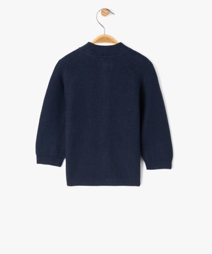 Gilet bébé en maille à fermeture zippée vue6 - GEMO(BEBE DEBT) - GEMO