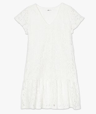 Robe femme en dentelle à manches courtes vue4 - GEMO(FEMME PAP) - GEMO