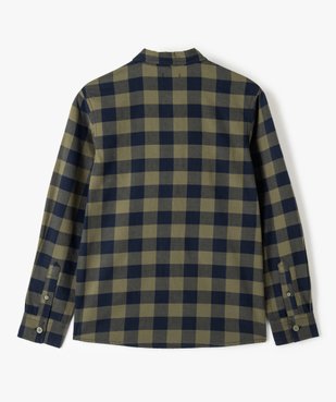 Chemise garçon à carreaux vue3 - GEMO (JUNIOR) - GEMO