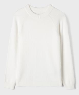 Pull col rond en maille douillette fille vue1 - GEMO (JUNIOR) - GEMO