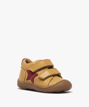 Chaussures premiers pas bébé garçon à scratch - Bopy vue2 - BOPY - GEMO
