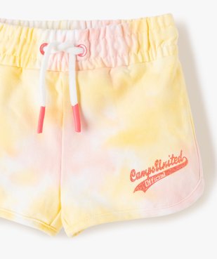 Ensemble bébé fille 2 pièces : short tie-and-dye + tee-shirt - Camps United vue2 - CAMPS UNITED - GEMO